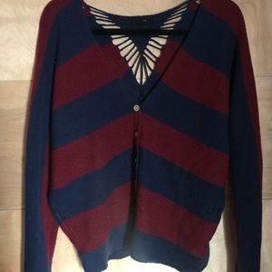 Red and Navy Sweater